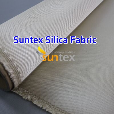 Silica Fiberglass Cloth with 1000℃ Temperature Resistance 18 oz/sqy Unit Weight and Crowfoot Pattern for High Temperature Applications
