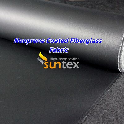 High Temperature Resistance Chemical Resistant Flame Retardant Neoprene Coated Fiberglass Fabric for Insulation Shield