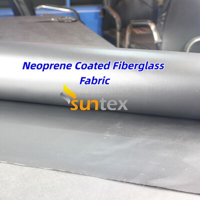 High Temperature Resistance Chemical Resistant Flame Retardant Neoprene Coated Fiberglass Fabric for Insulation Shield