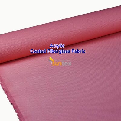High Temperature 550 Degree C Acrylic Coated Fiberglass Fabric for Welding Blankets Easy to Sew and Cut