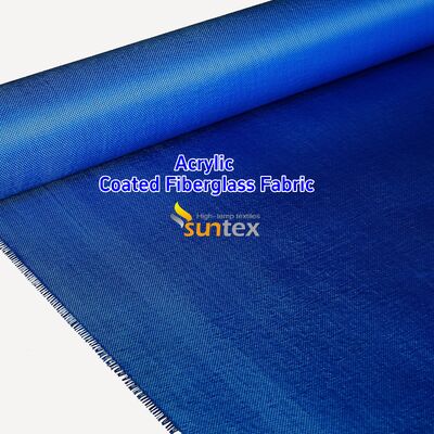 Acrylic Coated Fire Resistant Fiberglass Fabric with 550 Degree C Temperature Resistance for Welding Blankets - Easy to Sew and Cut