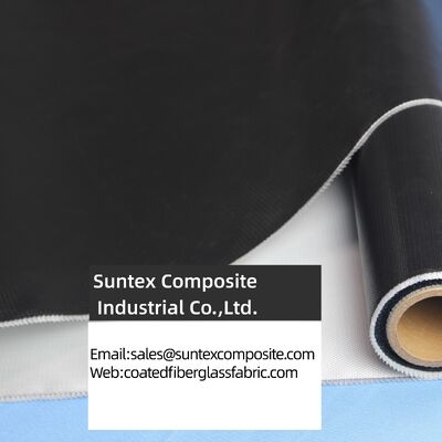 Double Sided Twill Woven High Temperature Resistant E-Glass Silicone Coated Fiberglass Fabric