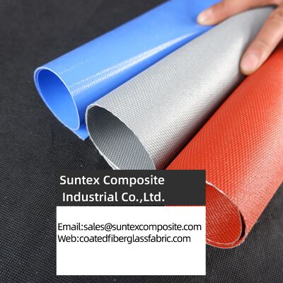 High-Temperature Fireproof Silicone Coated Fiberglass Fabric with Corrosion Resistance