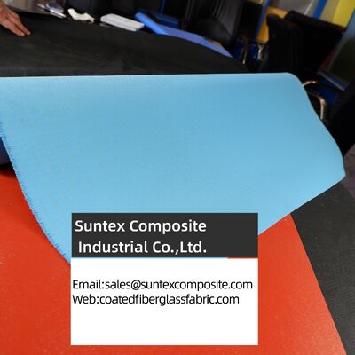 Fire Retardant Silicone Coated Fiberglass Fabric with Customizable Color and Temperature Resistance -50°C to 550°C