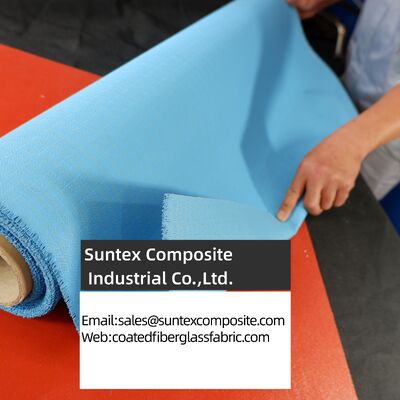 Silicone Coated Fiberglass Fabric with Temperature Resistance -50°C to 550°C and 4H Satin Weave for Fiberglass Mesh Cloth Applications