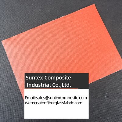 High Temperature Resistant Fireproof Silicone Coated Fiberglass Fabric for Thermal Insulation Cover