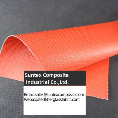 Heat Resistant High Temperature Fireproof Silicone Coated Fiberglass Fabric for Industrial Applications
