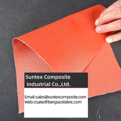 Heat Resistant Silicone Coated Fiberglass Fabric for High Temperature Resistance and Removable Insulation Jacket