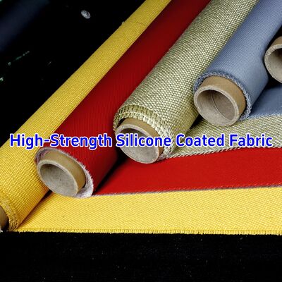 590 g/sqm 0.45 mm Fire Resistance Silicone Coated Fiberglass Fabric for Thermal Insulation
