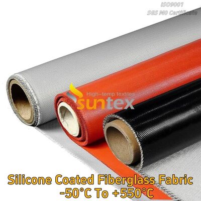 Low Price Wholesale Silicone Coated Fabric High Temperature Resistant Fireproof Fiberglass Cloth