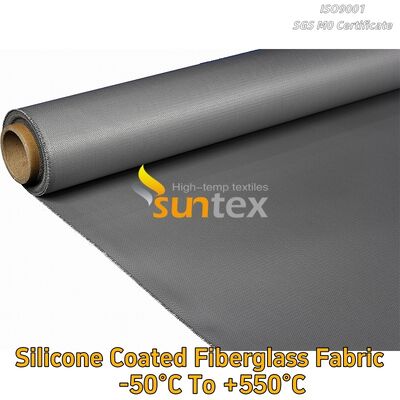 Heat Insulation and Fireproof Waterproof Material Silicone Coated Fiberglass Fabric