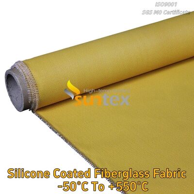 Heat Resistant E-Glass Fireproof Wholesale Double/Side Silicone Coated Fiberglass Cloth Fabric