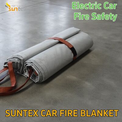 Advanced 6*8M Fiberglass Fire Blanket for EV Battery Fires  