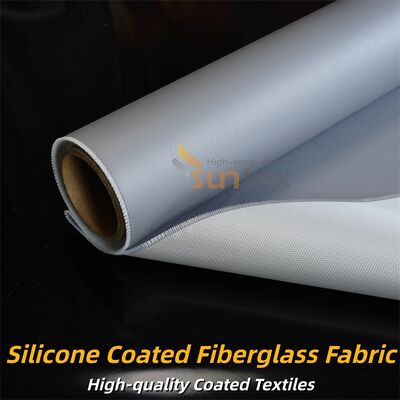Fire Retardant Double Sided Silicone Coated Fiberglass Fabric for Heat Insulation Applications