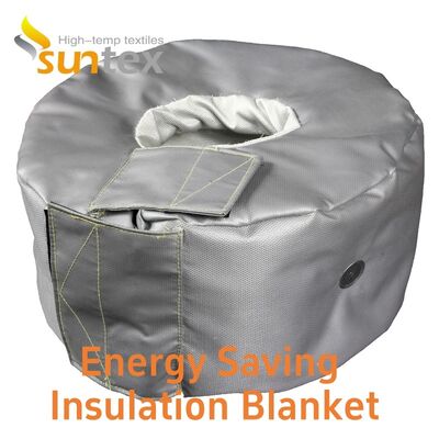 Industrial Fiberglass Removable Valve Insulation Jackets for Gate