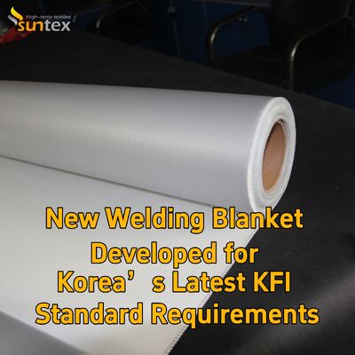 Welding Fire Blanket Industrial High Temperature Resistant Fiberglass Fire Blanket for Workshop Welding Safety