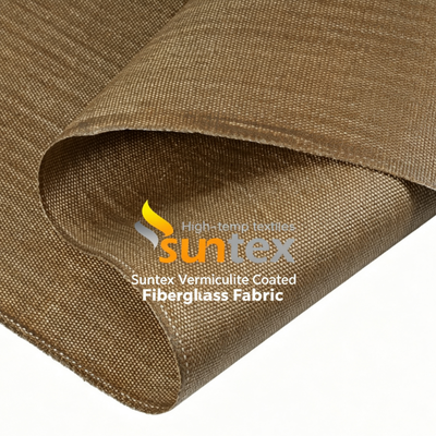 Vermiculite Coated Fiberglass Fabric for  Thermal insulation covers