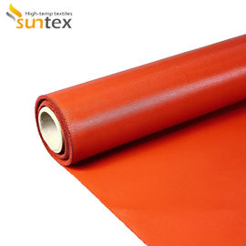 Suntex Fireproof Silicone Coated Fabric For Welding blanket Fire and smoke curtain and Fabric air duct