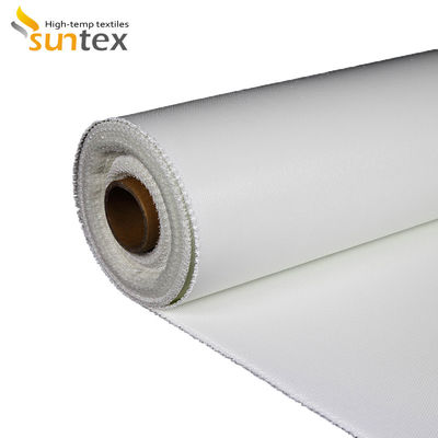 Fireproof Heat Resistant Silicone Coated Fiberglass Fabric 850g/m2 High Silica Fiberglass Cloth for Industrial Applications