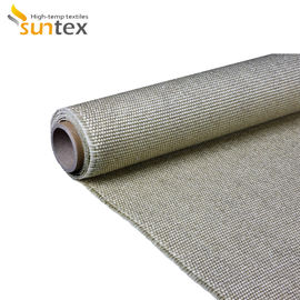 Custom Color High Temperature Fabric Cloth Ceramic Fiber Vermiculite Coated