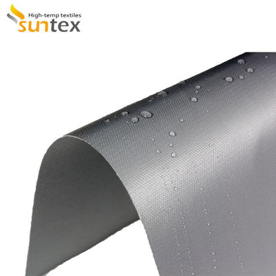 Fire & Smoke Curtain Material: 0.6mm Grey Aluminum Pigmented FPFs
