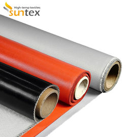 Anti Heat Fire Protection Silicone Rubber Coated Fiberglass 1260c High Temperature Ceramic Fiber Yarn Reinforced