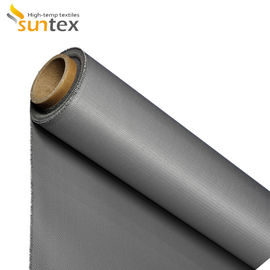 0.4mm Silicone Fiberglass Fireproofing  Fabrics Used In elevator smoke curtains automated fire and smoke curtains