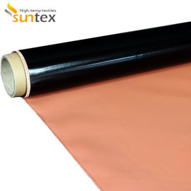 17oz. Silicone Coated Fiberglass Cloth For Removable Insulation Blankets And Welding Curtains