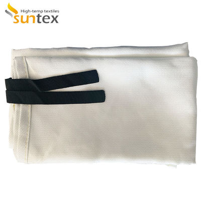 High Temperature Resistance PU Coated Fireproof Fiberglass Welding Blanket for Industrial Safety