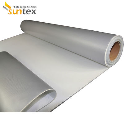 China Factory Fiber Glass Fabric Low Price 0.4mm Custom Flexible Silicon Rubber Coated Fiberglass