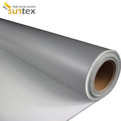 High Strength silicone rubber coated fiberglass cloth/fabric for door/curtain/expansion joint/welding